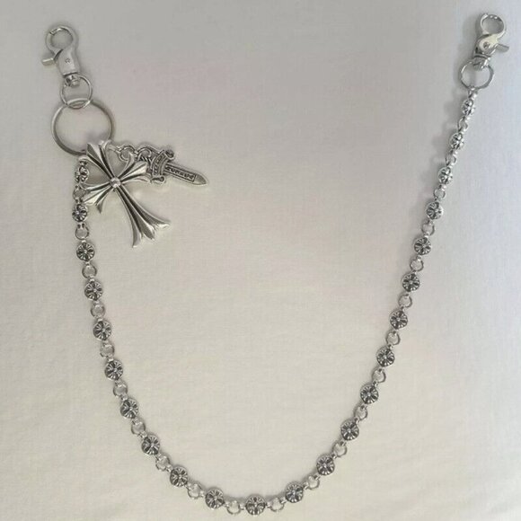 Cross Pants Wallet Chain Biker Trucker Keychain Jean Key Chain for Men W… - Picture 5 of 7